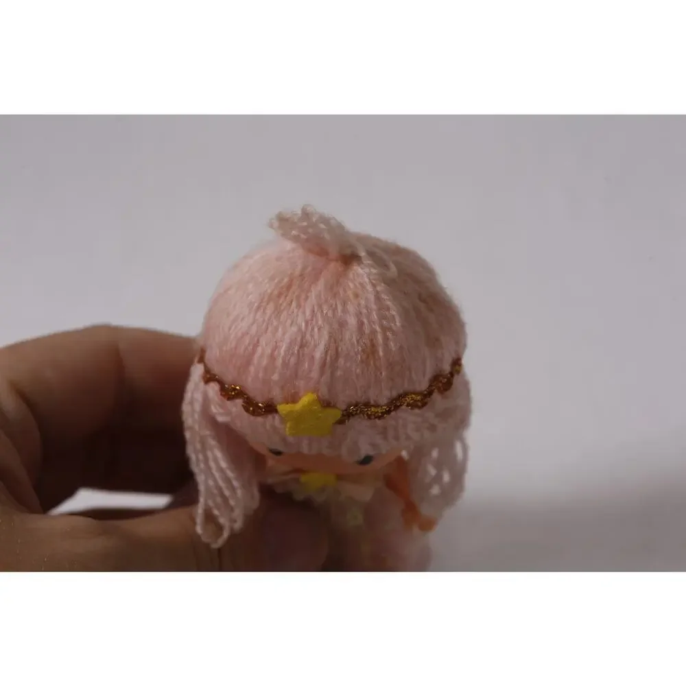 1996 Sanrio Little Twin Stars Lala Vintage Doll w Pink Yarn Hair
